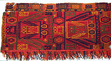 Embroidered Border Fragment, Camelid hair, Paracas