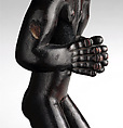 Commemorative figure of a chief, Wood, Chokwe peoples