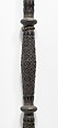 Prestige Staff of Henrique III, Wood, metal, Kongo peoples; Kongo Kingdom