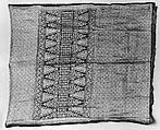 Panel, Silk, gold wrapped thread, Sumatra