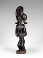 Commemorative figure of a chief, Wood, Chokwe peoples