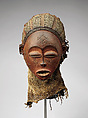 Pwo mask, Wood, fiber, pigment, Chokwe peoples