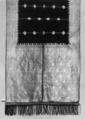 Shoulder Cloth (Selendang), Silk (?), silver wrapped thread, gold brocade, Sumatra