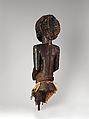 Commemorative figure, Wood, fibers, Hemba peoples