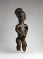Commemorative figure, Wood, fibers, Hemba peoples