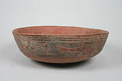 Incised bowl with birds, Ceramic, pigment, Paracas