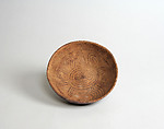 Incised and Pyroengraved Bowl with Monkeys, Ceramic, metallic specs, Paracas