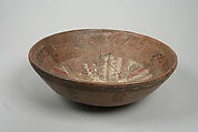 Bowl, Ceramic, post-fired paint, Paracas