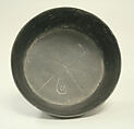 Patterned Blackware Bowl, Ceramic, Cavernas