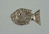 Textile Ornament, Chimú artist(s), Silver, Chimú