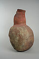 Figure Jar, Ceramic, slip, Moche