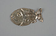 Fish Ornament, Silver, Peru; central coast (?)