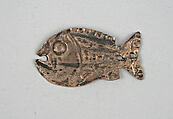 Fish Ornament, Silver, Peru; central coast (?)