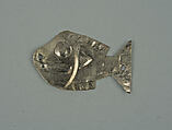 Fish Ornament, Silver, Peru; central coast (?)