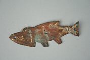 Fish Ornament, Silver, Peru; central coast (?)