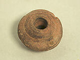 Spindle Whorl, Ceramic, Peruvian; north coast (?)