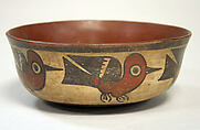 Bowl with Birds, Ceramic, Nasca