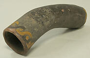 Tube-Shaped Vessel, Ceramic, pigment, Paracas