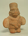 Single Spout (Ai-Apec) Figure Bottle, Ceramic, Moche