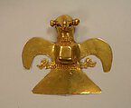 Cast Gold Eagle Pendant, Gold (cast), Chiriqui
