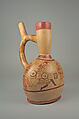 Warrior Bottle, Ceramic, Moche