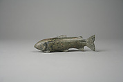 Stone Fish Charm, Haodlon, Stone, Inuit