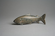 Stone Fish Charm, Haodlon, Stone, Inuit