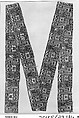 Fragmentary Band, Camelid hair, cotton, Nasca