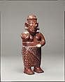 Standing female figure, Tala-Tonalá artist(s), Ceramic, slip, Tala-Tonalá