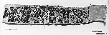 Band Fragment, Cotton, camelid hair, Peru; south coast (?)