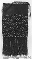 Embroidered bag with fringe, Nasca artist, Camelid hair, Nasca