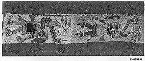 Embroidered Fragment with Figures, Camelid hair, cotton, Paracas