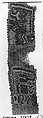 Embroidered Border Fragment, Camelid hair, cotton, Paracas