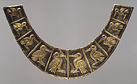 Nose ornament fragment, Moche artist(s), Gold (partially silvered), Moche