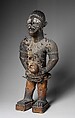 Power Figure (Nkisi N'Kondi: Mangaaka), Wood, iron, resin, ceramic, plant fiber, pigment, Kongo peoples; Yombe group