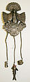 Pin, Metal, glass beads, Peruvian