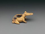 Frog Pendant, Gold, ceramic, Greater Coclé