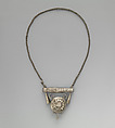Necklace: Pendant, Silver, Fon peoples
