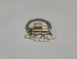 Arm Band: Car Motif with Pendants, Silver, Fon peoples