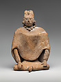 Seated Female Figure, Ceramic, Maya