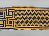 Woman's Ceremonial Underskirt, Barkcloth, raffia fiber, Kuba peoples, Bushoong group
