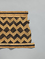 Woman's Ceremonial Underskirt, Barkcloth, raffia fiber, Kuba peoples, Bushoong group