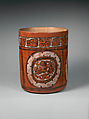 Cylindrical Vessel, Ceramic, Maya