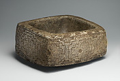 Mortar with incised geometric design, Stone, Condorhuasi-Alamito