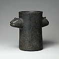 Beaker with animal heads, Condorhuasi-Alamito artist(s), Stone, Condorhuasi-Alamito