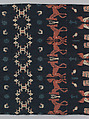 Man’s shoulder or hip cloth (Hinggi), Cotton ikat dyed textile, Sumba