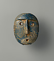 Mask, Condorhuasi-Alamito artist(s), Stone (lapis lazuli), Condorhuasi-Alamito