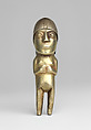 Female Figurine, Gold-rich silver alloy, Inca