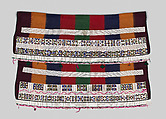 Woman's Cape, Wool, glass beads, brass bells, Ndebele peoples