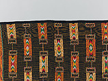 Wrapper, Women's weaving cooperative in Akwete (Nigerian), Cotton, dye, Igbo peoples